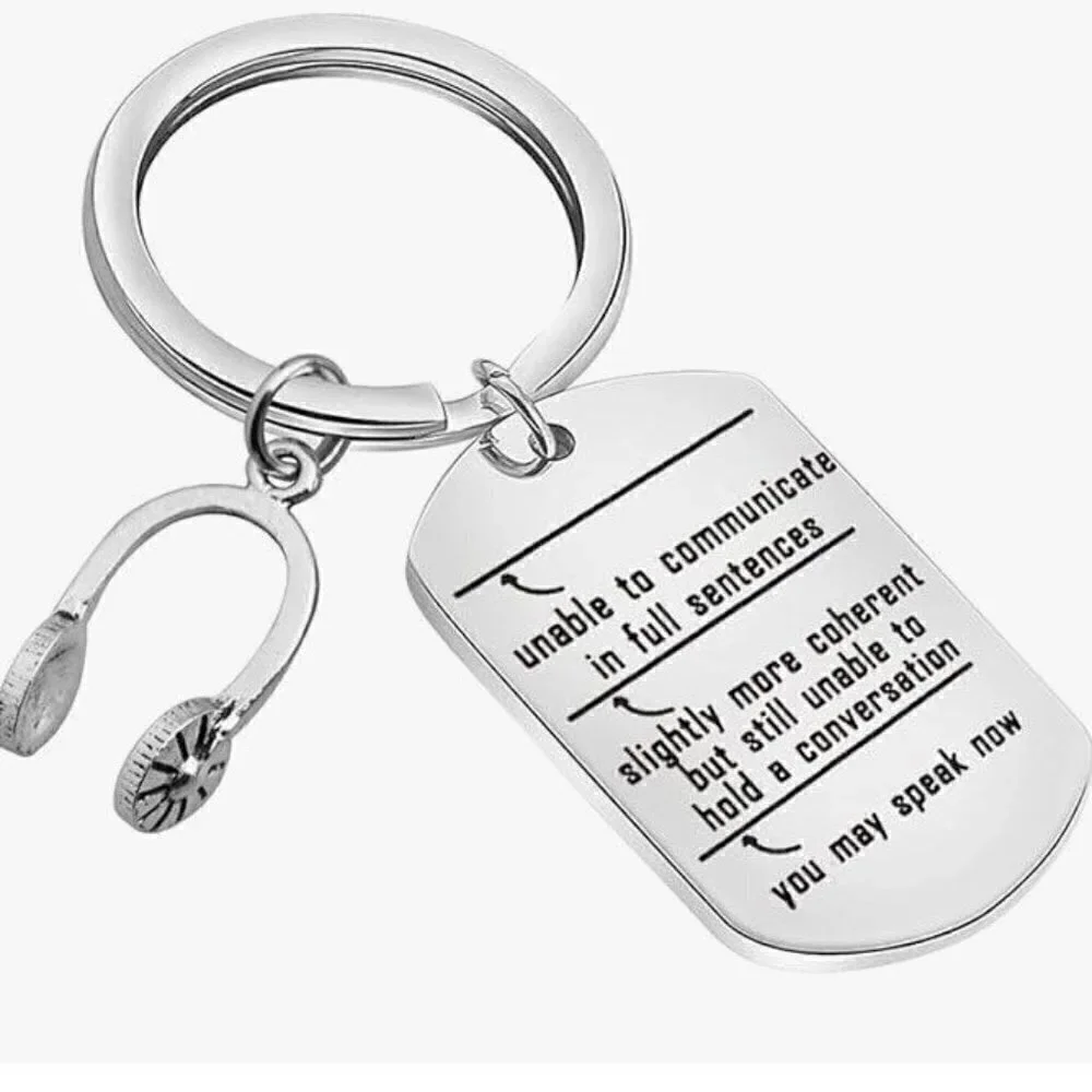 NEW DISPATCHER KEYCHAIN FUNNY